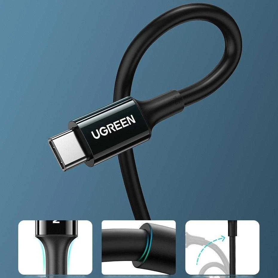 UGREEN USB2.0 Type-C į Type-C 1m (balta)