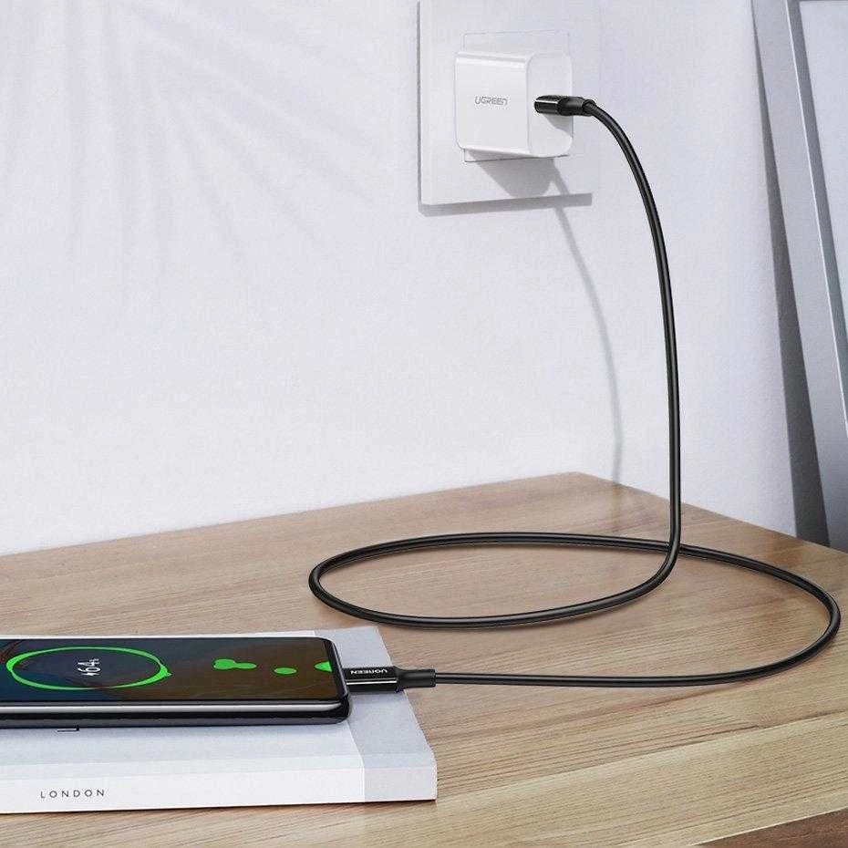 UGREEN USB2.0 Type-C į Type-C 1m (balta)