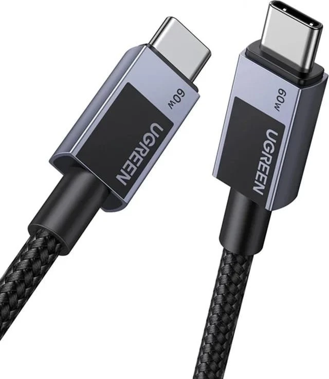 USB laidas Ugreen USB-C - USB-C 1 m Pilkas
