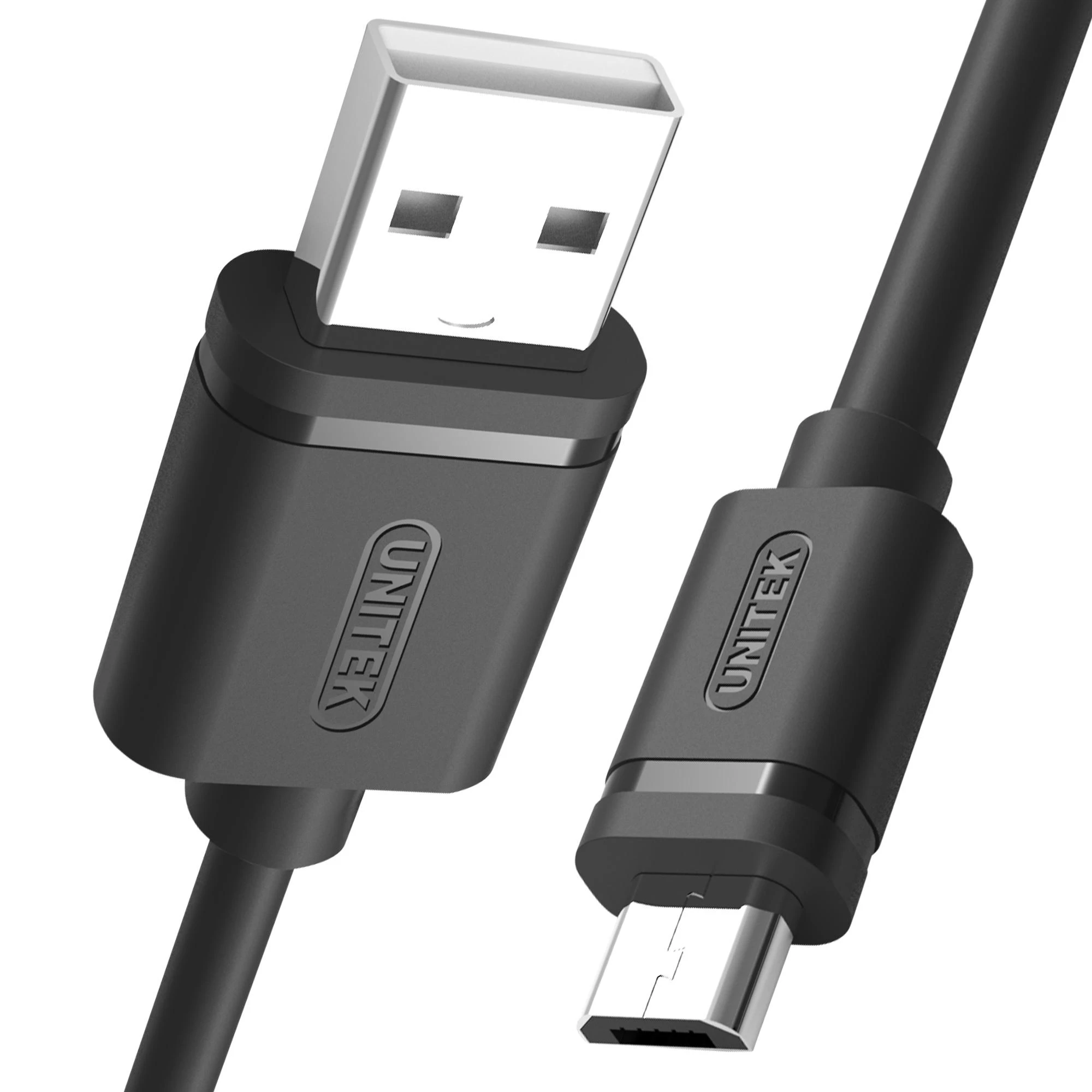 UNITEK Y-C434GBK Unitek USB laidas USB 2.0 mikro USB M/M, 1,5 m Y-C434GBK