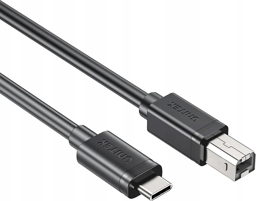 Unitek kabelis do drukarki USB C na USB B 2.0 juoda 1m