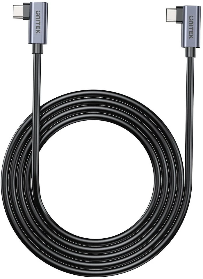 UNITEK C14147ABK01-0.5M - USB C 90°/90° PD 100W M/M 1M