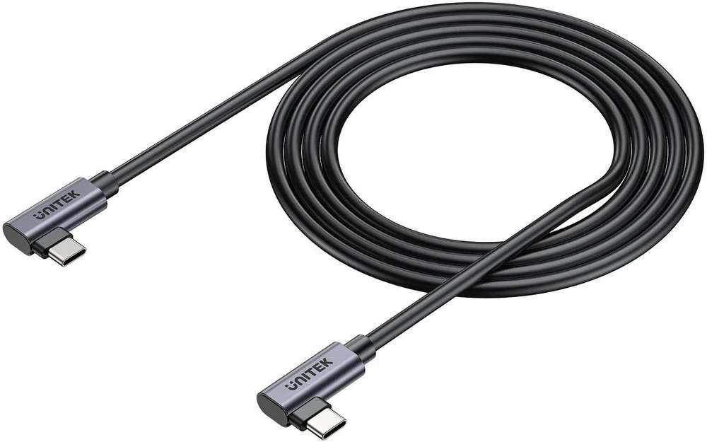 UNITEK C14147ABK01-0.5M - USB C 90°/90° PD 100W M/M 1M
