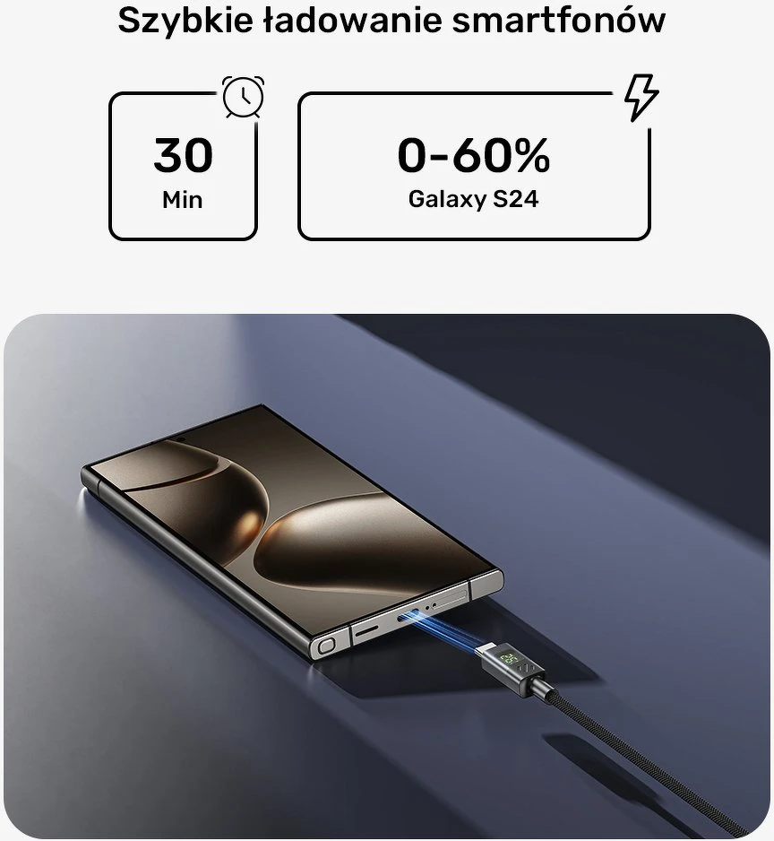 Unitek USB-C PD 60W 480Mbps kabelis su ekranu 2m su juoda pinta viela