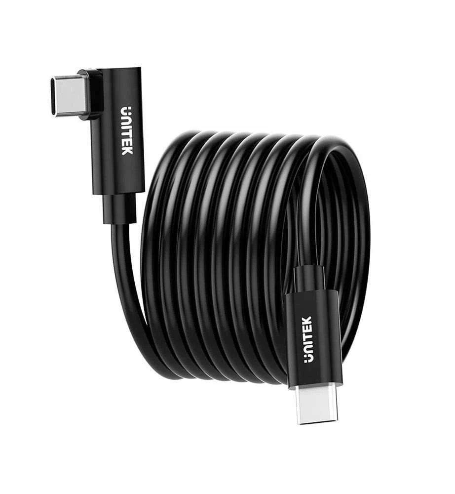„Unitek VR Link Pro“ USB-C–C laidas palaiko 5 Gps ir 60 W galią