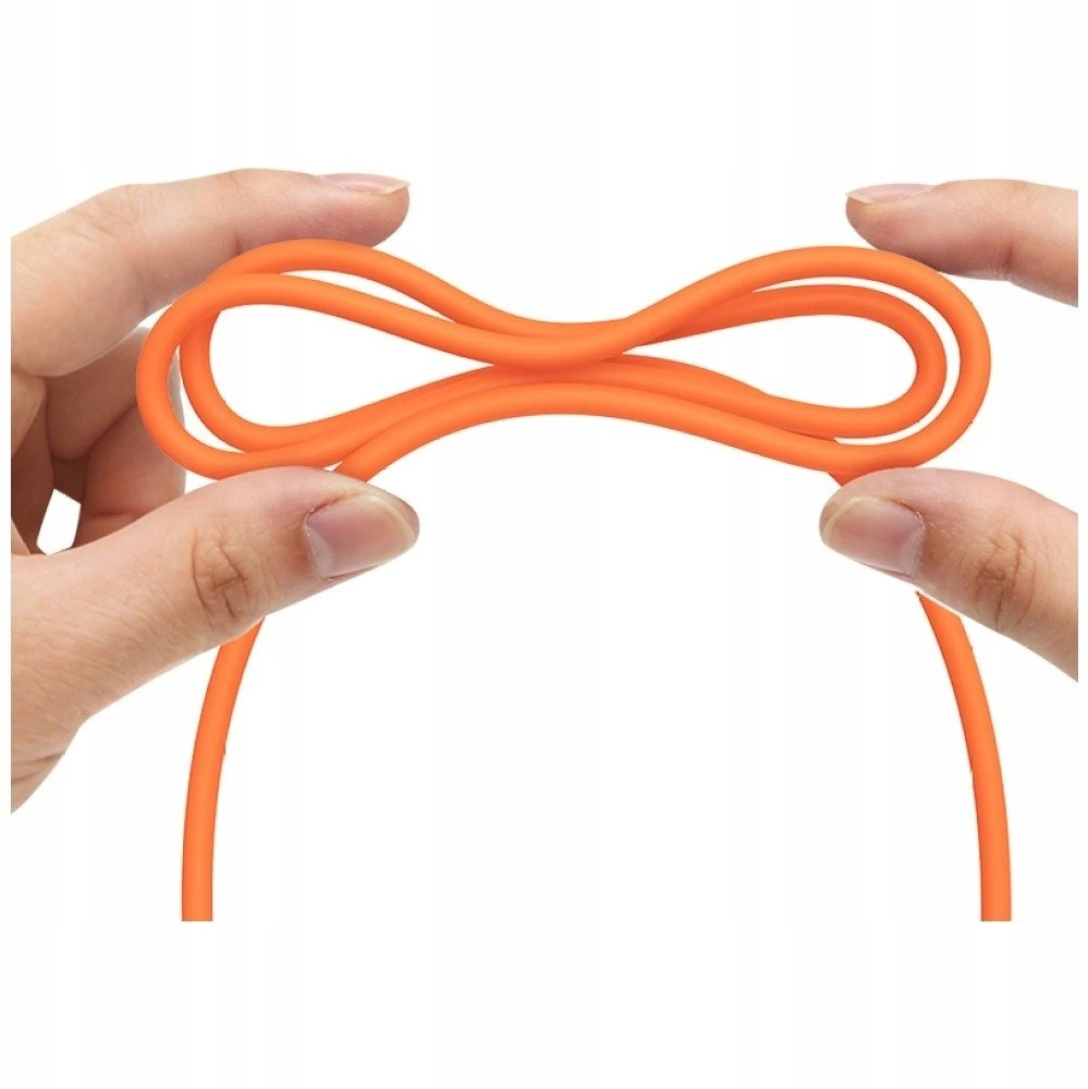 Kabelis USAMS U98 3A Silicone Fast Charging USB-C oranžinės spalvos