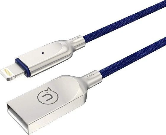 USAMS Power-off U-Sun Lightning Kabelis mėlynas 1.9m IPYSUSB202 (US-SJ170)