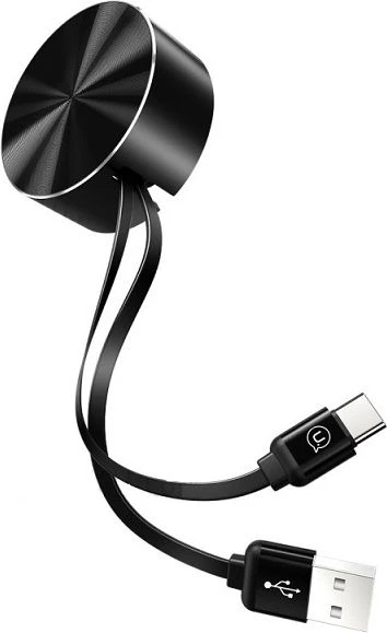 USAMS USB-C U-Bin jungties kabelis 1 m. 2 ausinės/juodas TCUSBZH01 (US-SJ164)