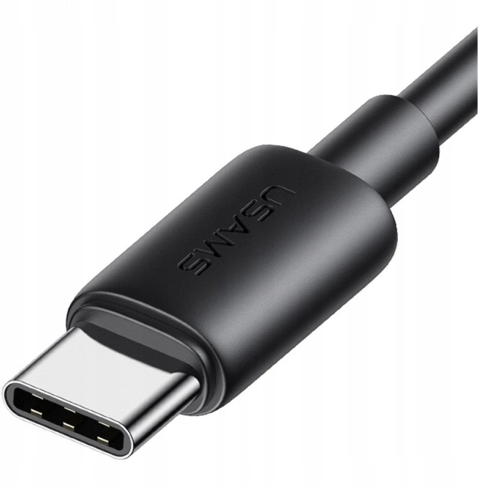 Kabelis USAMS YD Series SJ708 18W 3A USB-A į USB-C 1m baltos spalvos