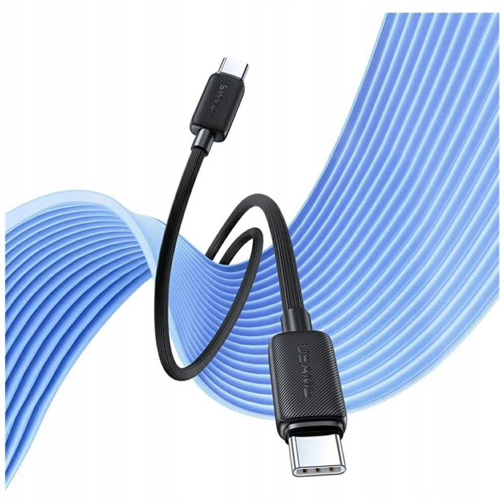 Kabelis USAMS KY Series US-SJ691 60W USB-C į USB-C 1m baltos spalvos