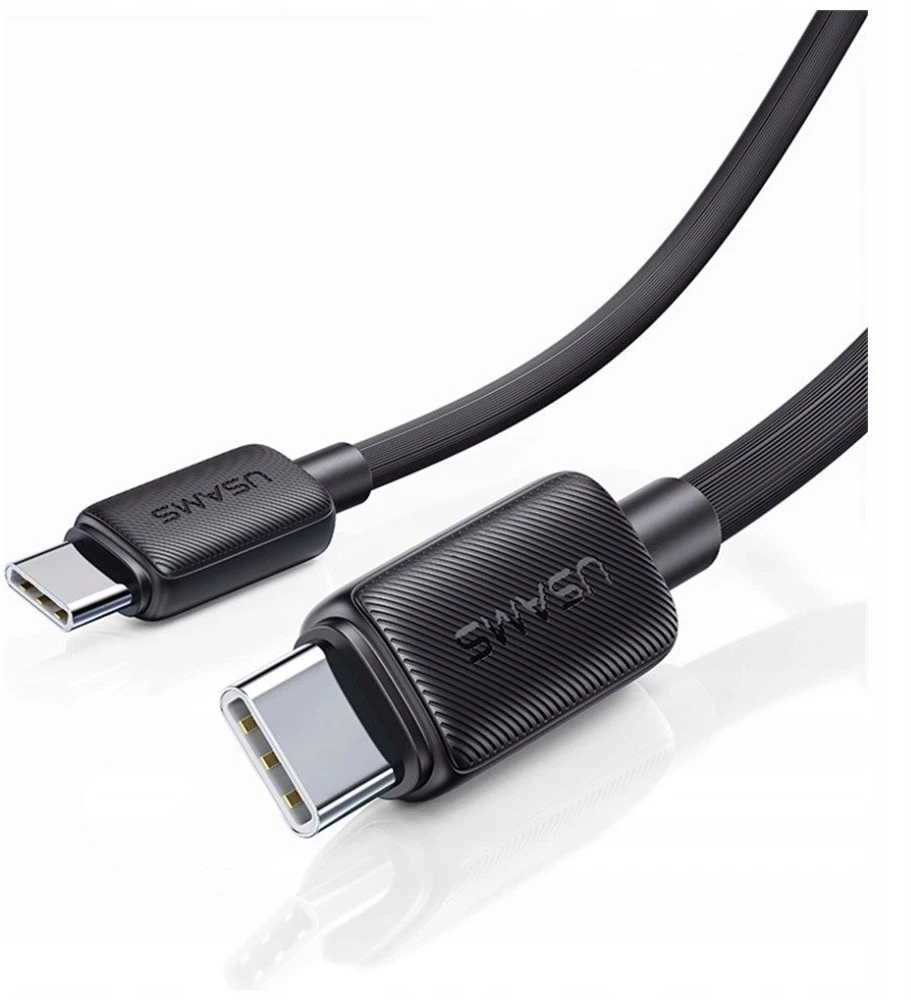 Kabelis USAMS KY Series US-SJ691 60W USB-C į USB-C 1m baltos spalvos