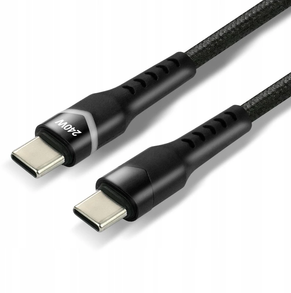 USB-C / USB-C LED RGB KABELIS everActive CBB-1PDRS 100cm 48V 5A 240W