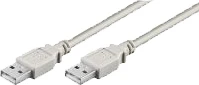 Goobay Kabelis USB USB-A - USB-A 1,8 m Pilka (93375)