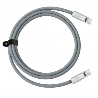 USB-C Laidas - Newell USB-C 100W 2m Silikoninis Pilkas