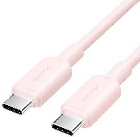 Kabelis USB Vention CABLE USB-C TO USB-C/1M Rožinis TRCPF