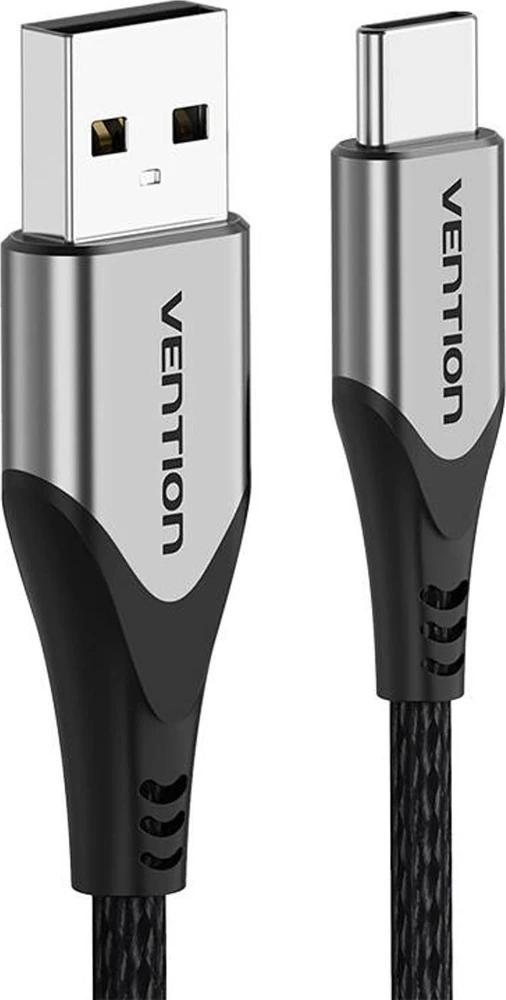 Vention USB 2.0 A į USB-C 3A kabelio ventiliacija CODHF 1 m pilka