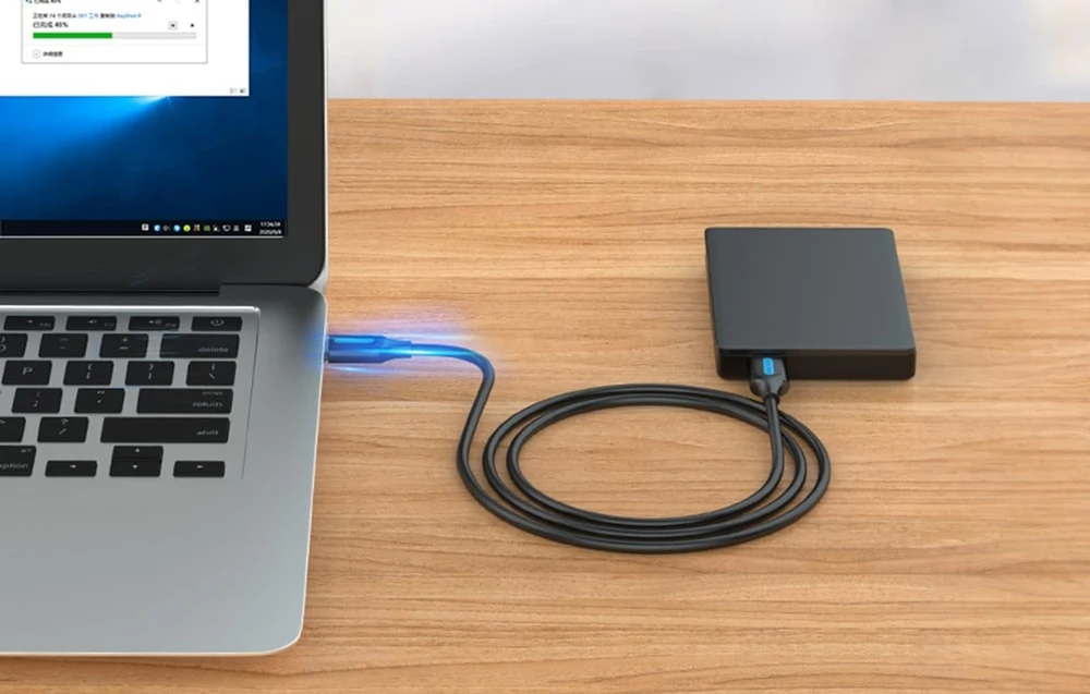 Vention USB 3.0 kabelis CONBG PVC 1.5m - Juodas