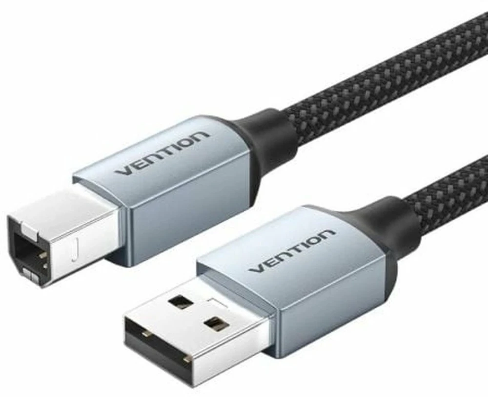 Kabelis USB Vention do drukarki USB-A do USB-B 480 Mbps 5 m Juodas (S9915308)