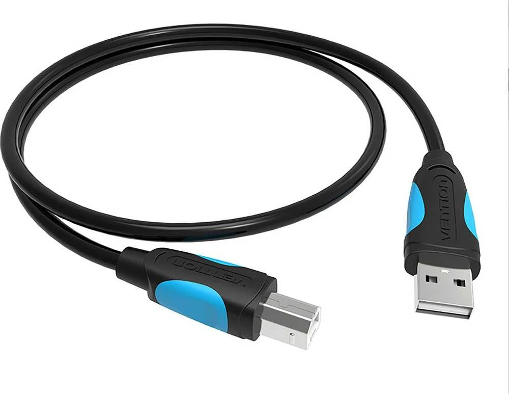 Vention USB 2.0 A - USB-B spausdintuvo kabelis 2m - Juodas