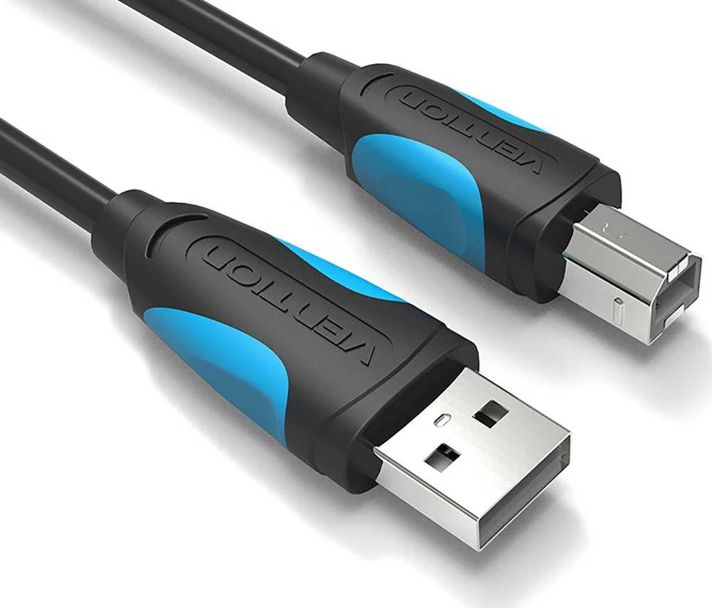 Vention USB 2.0 A - USB-B spausdintuvo kabelis 2m - Juodas