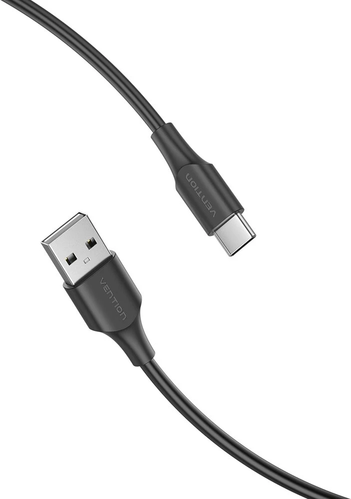 Kabelis USB Vention USB-A - USB-C 1.5 m Juodas (CTHBG)