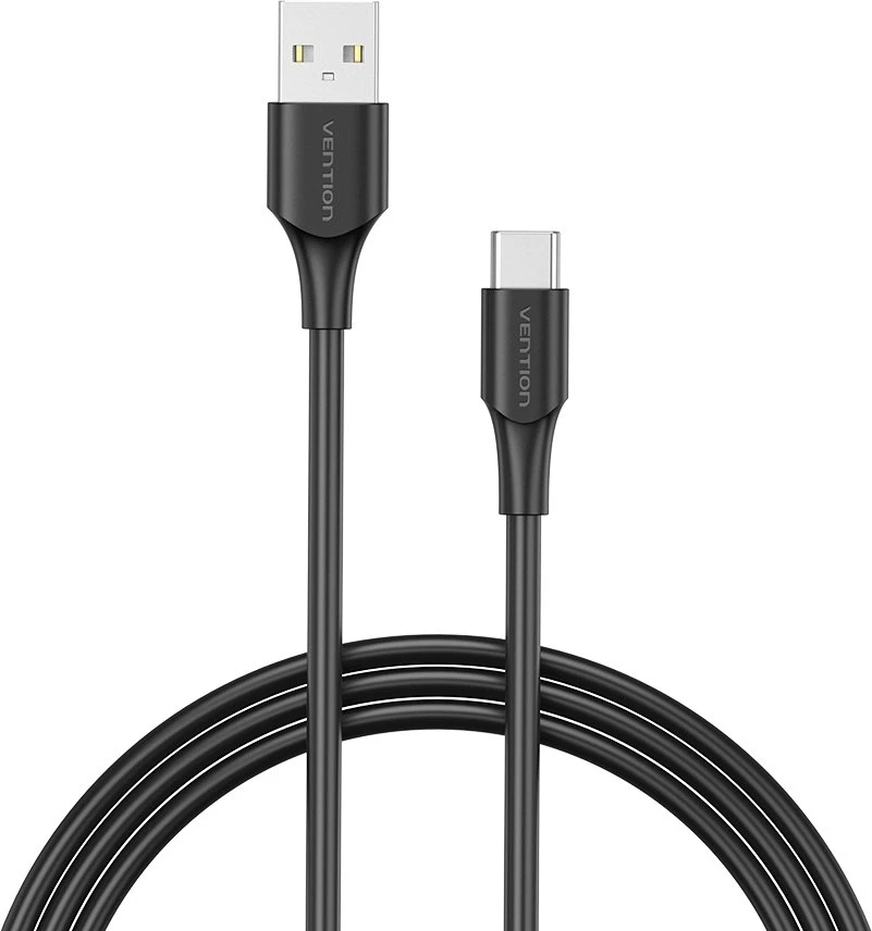 Kabelis USB Vention USB-A - USB-C 1.5 m Juodas (CTHBG)