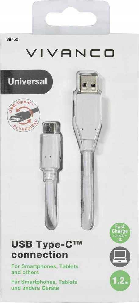 „Vivanco“ kabelis USB-C – USB 2.0 1,2 m (38756)