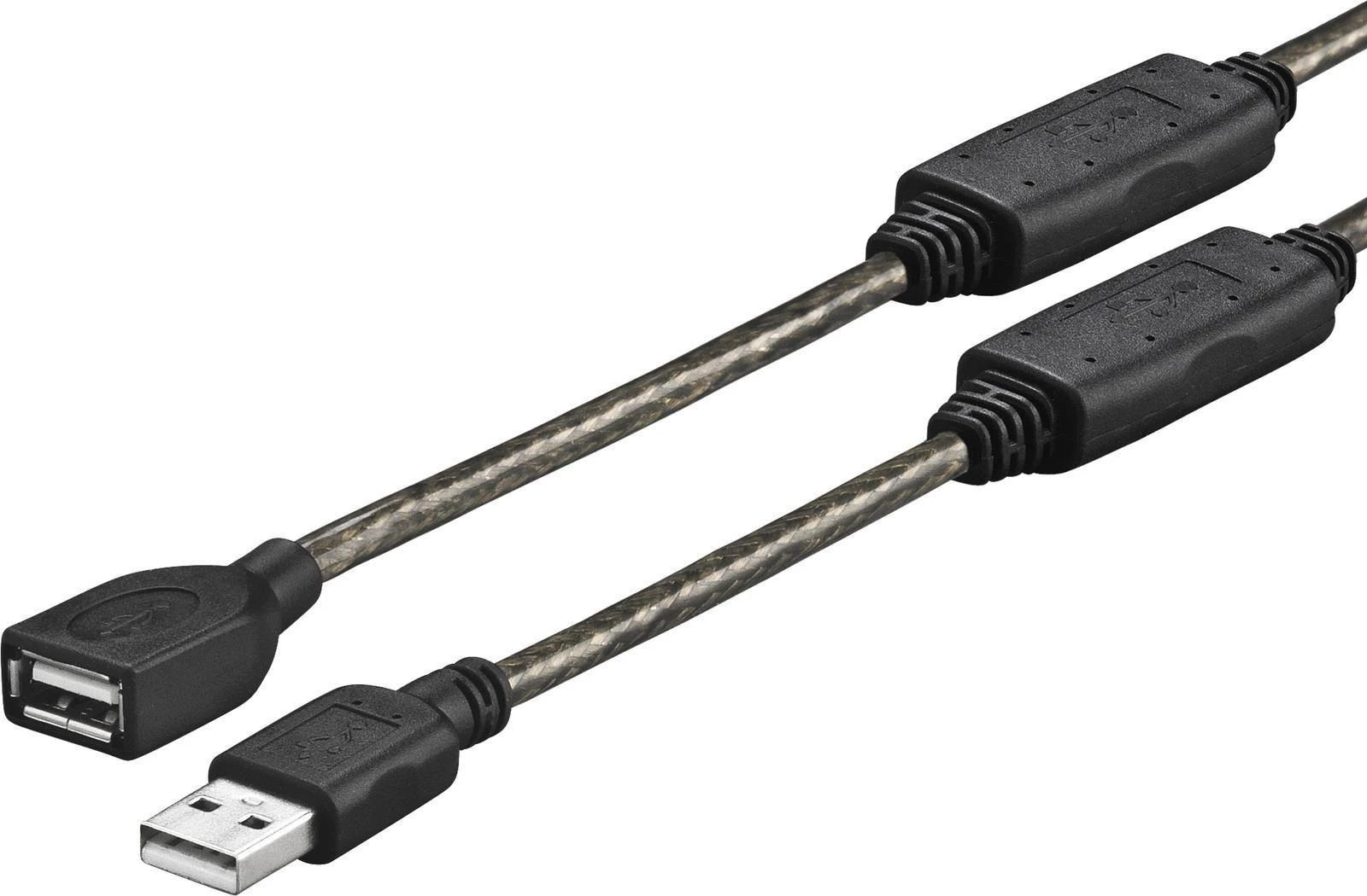 Kabelis USB VivoLink USB-A - USB-A 5 m Juodas (PROUSBAAF5)