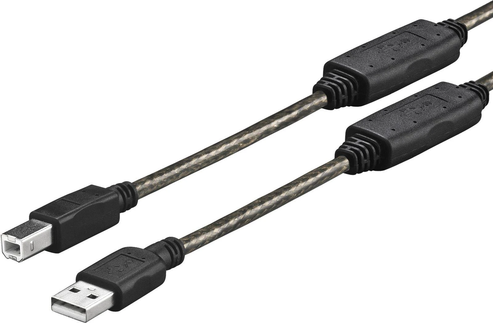 USB kabelis VivoLink USB-A - mikro B 5 m juodasis (PROUSB5)