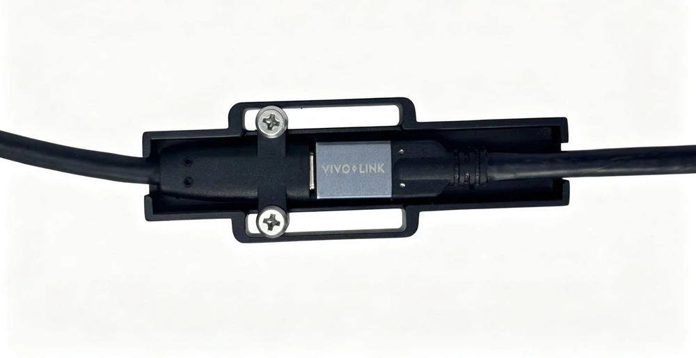 Kabelis USB VivoLink USB-C - USB-C 1 m Juodas (PROUSBCMF1-LM)