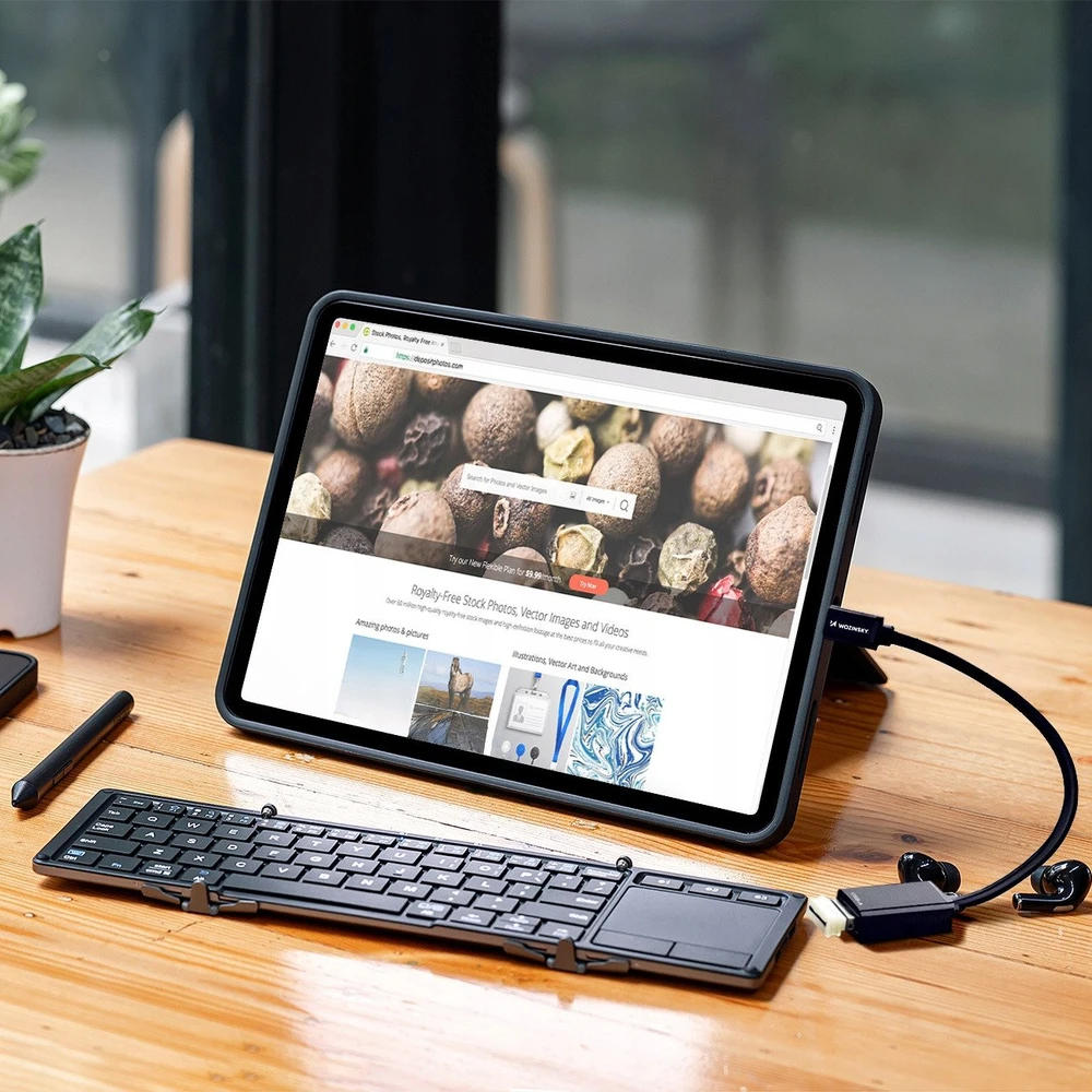 Wozinsky WOTGY1S USB-C 3.0 (male) – USB-A 3.0 (female) OTG Adapteris – juodos spalvos