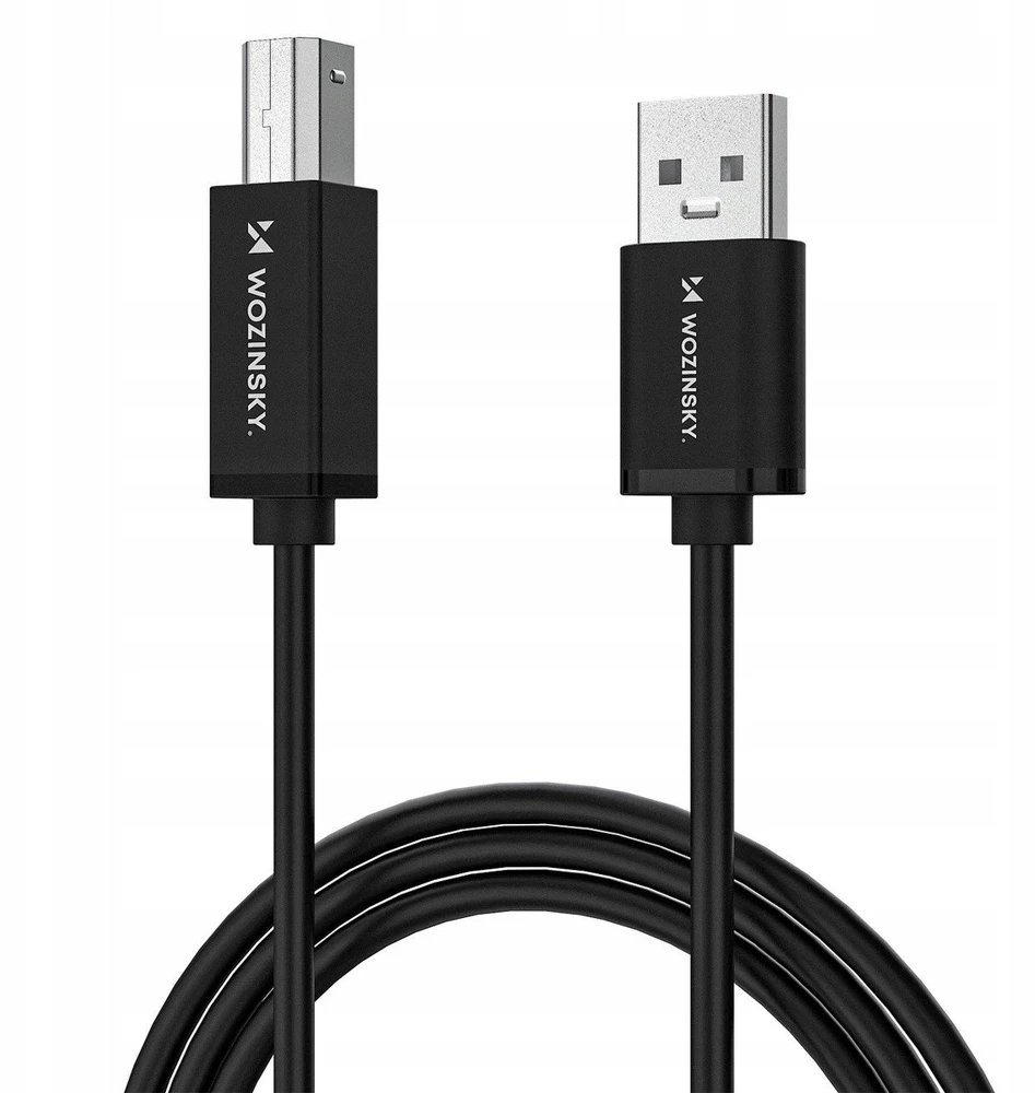 Wozinsky WKDDY4S USB-B - USB-A 480Mb/s kabelis 1 m - juodas