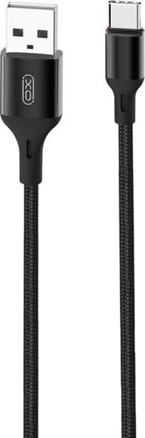 USB laidas į USB-C XO NB143, 1 m (juodas)