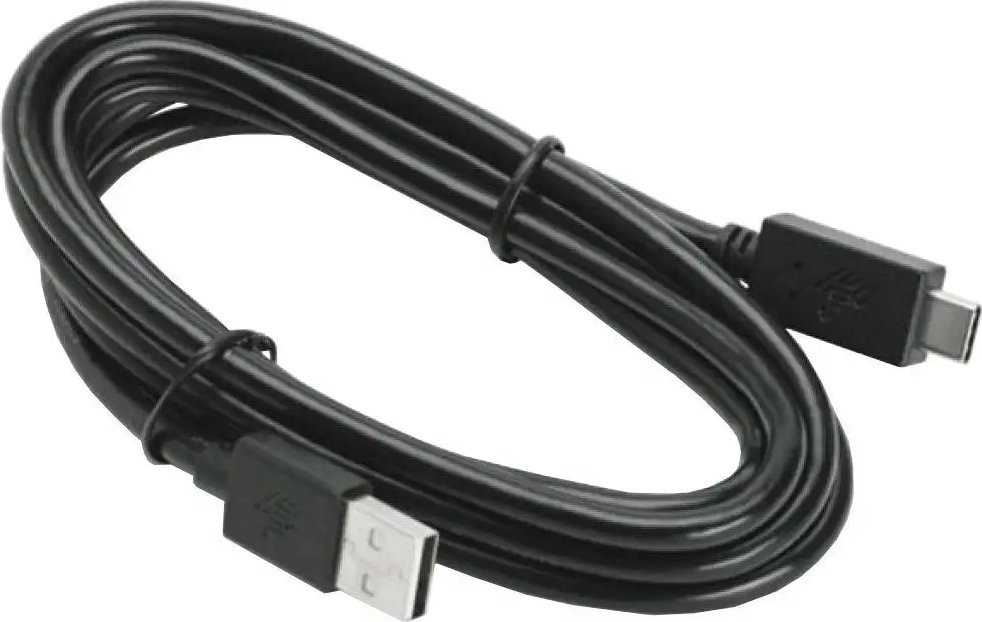 USB kabelis Zebra USB-A - USB-C 1 m Juodas (USB C - USB A)