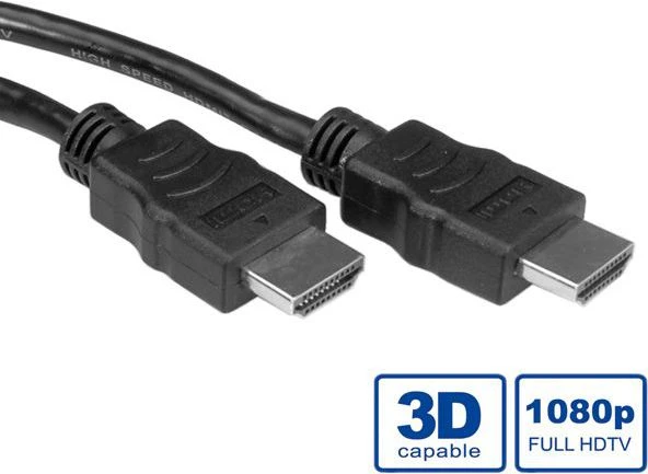 Mercodan VALUE Kabelis HDMI didelės spartos su Ethernet M