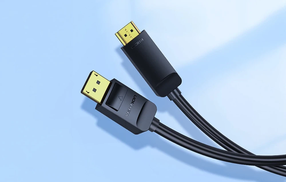Vention 4K 30Hz DisplayPort 1.2 - HDMI 1.4 kabelis 2m - Juodas