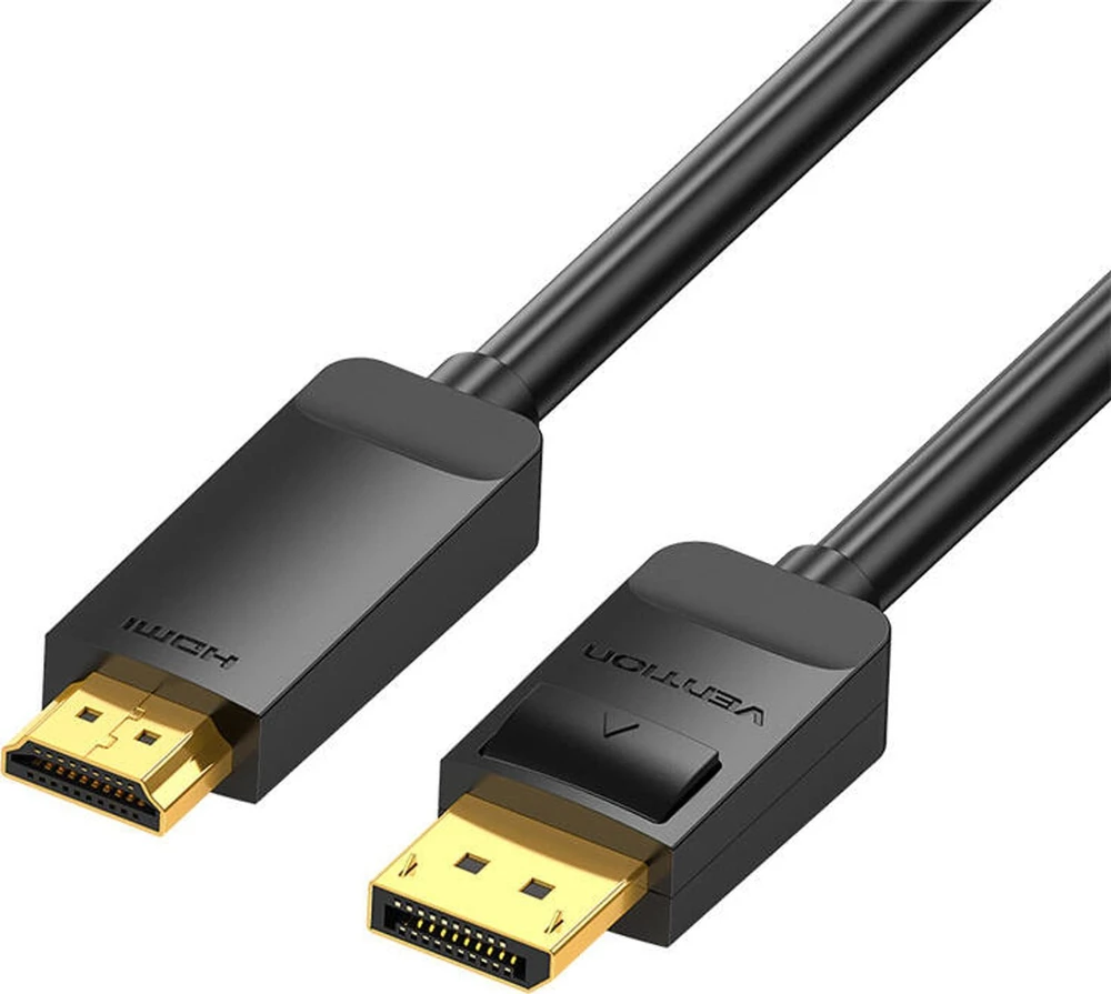 Vention 4K 30Hz DisplayPort 1.2 - HDMI 1.4 kabelis 2m - Juodas