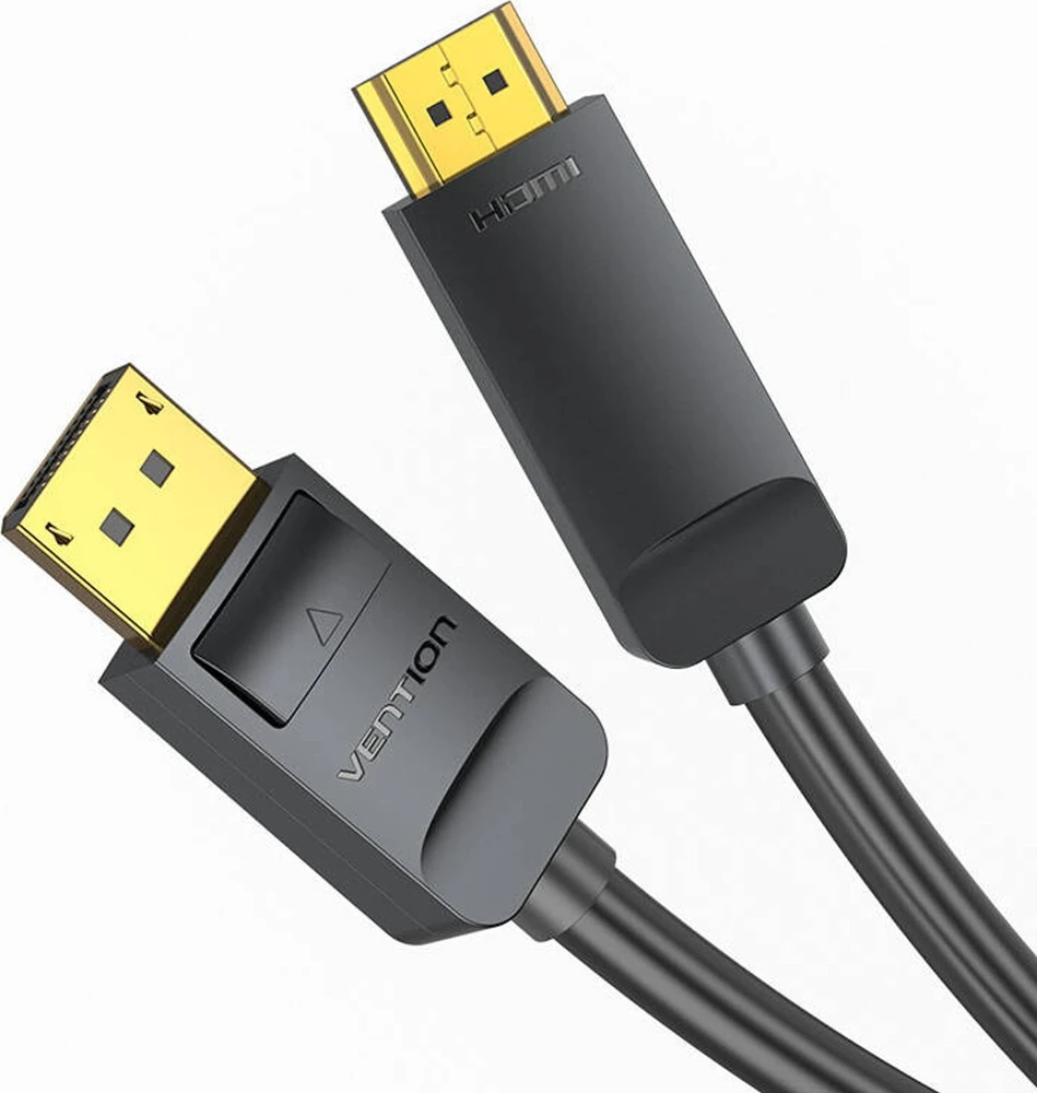 Vention 4K 30Hz DisplayPort 1.2 - HDMI 1.4 kabelis 2m - Juodas