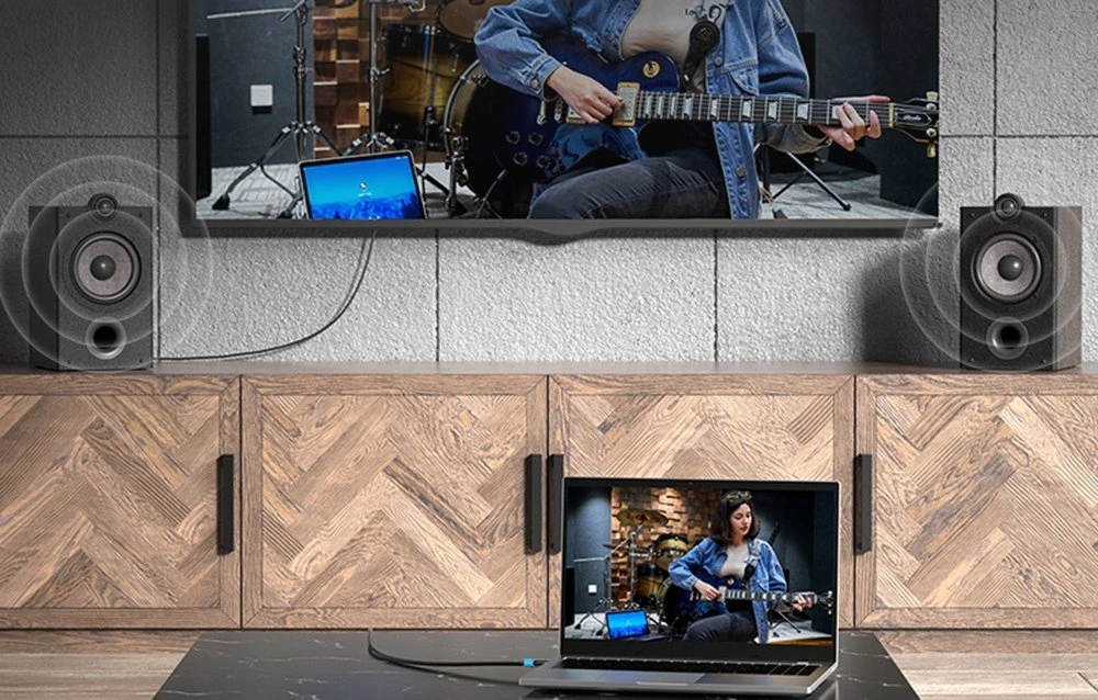 Vention Kabelis HDMI ventiliacija AACBE 0.75 m (juodas)