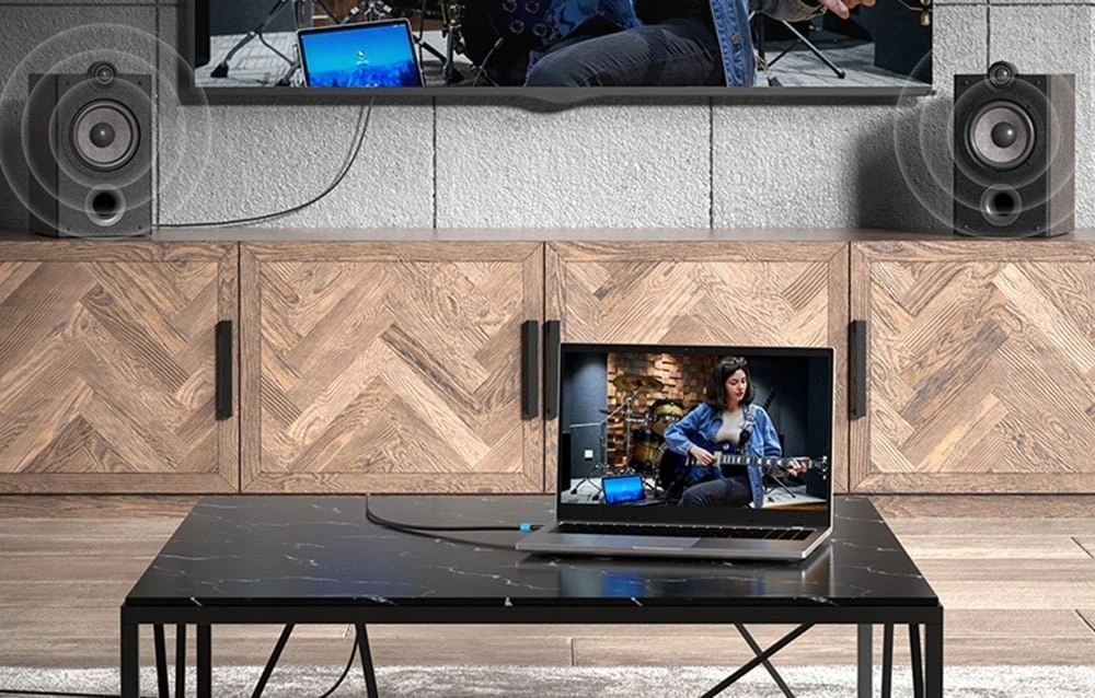 Vention Kabelis HDMI ventiliacija AACBF 1m (juodas)