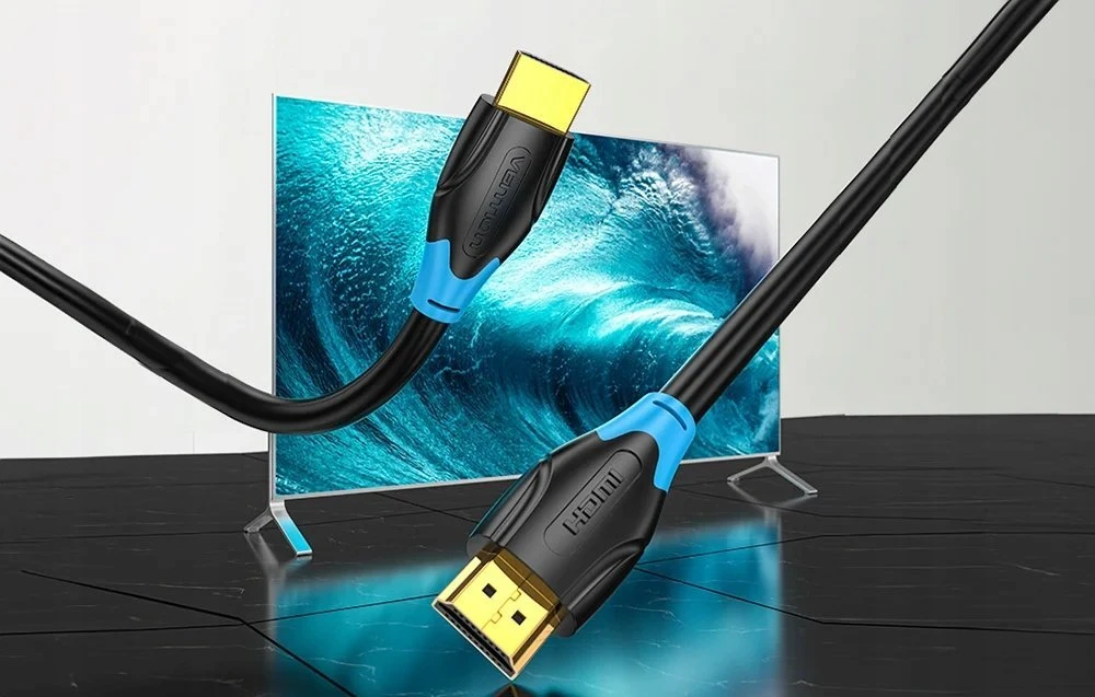 Vention Kabelis HDMI ventiliacija AACBF 1m (juodas)