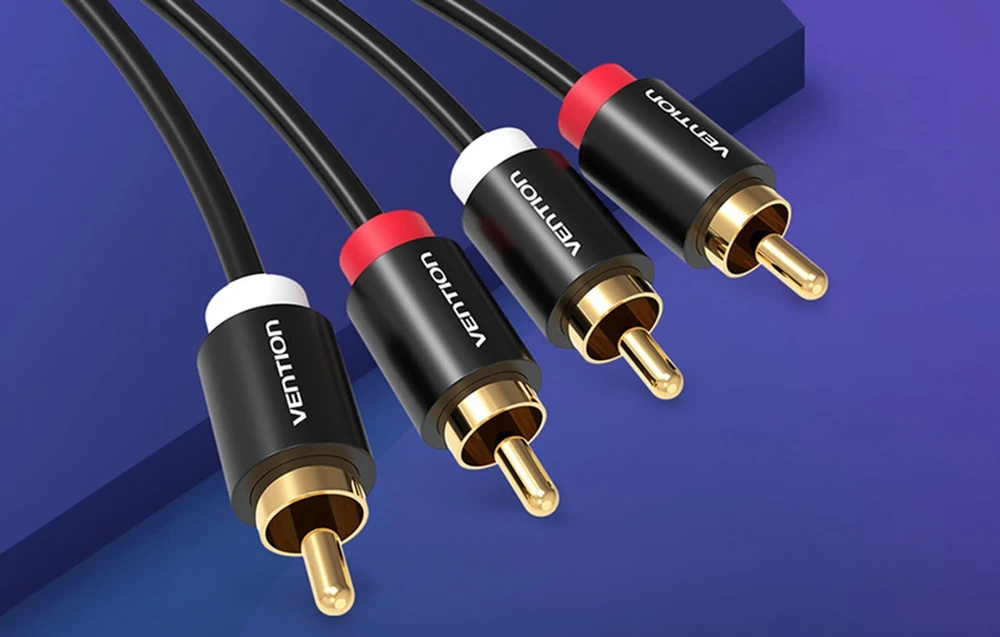 Vention Ventiliacija 2RCA Cinch - 2RCA kabelis 2m