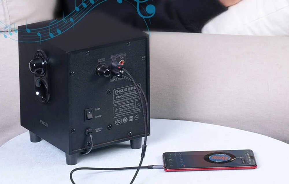 Vention 2xRCA į 3.5mm laidas su telefonu ir garso kolonėle