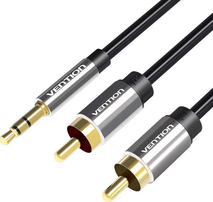 Vention 3.5mm į 2x RCA laidų jungtys