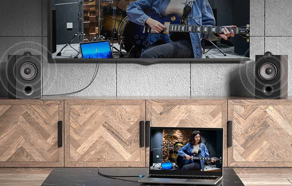 Vention Kabelis HDMI ventiliacija AACBJ 5m (juodas)