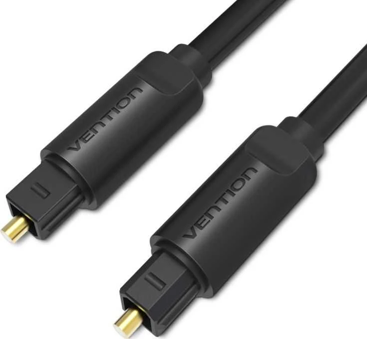 Vention Toslink optinio garso kabelio ventiliacijos anga 1 m (juodas)