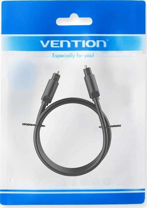 Vention Optinis garso kabelis 3m - Juodas