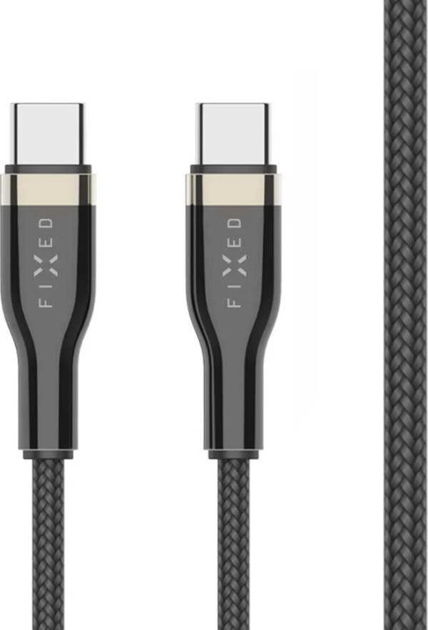 Fixed Ištaisyta | Pintas kabelis USB-C/USB-C, 2m, 100W | FIXDB-CC2-BK
