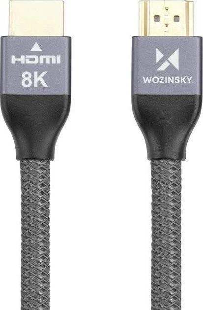 Wozinsky kabelis HDMI 2.1 8K 60 Hz 48 Gbps / 4K 120 Hz / 2K 144 Hz 1 m sidabrinis (WHDMI-10)