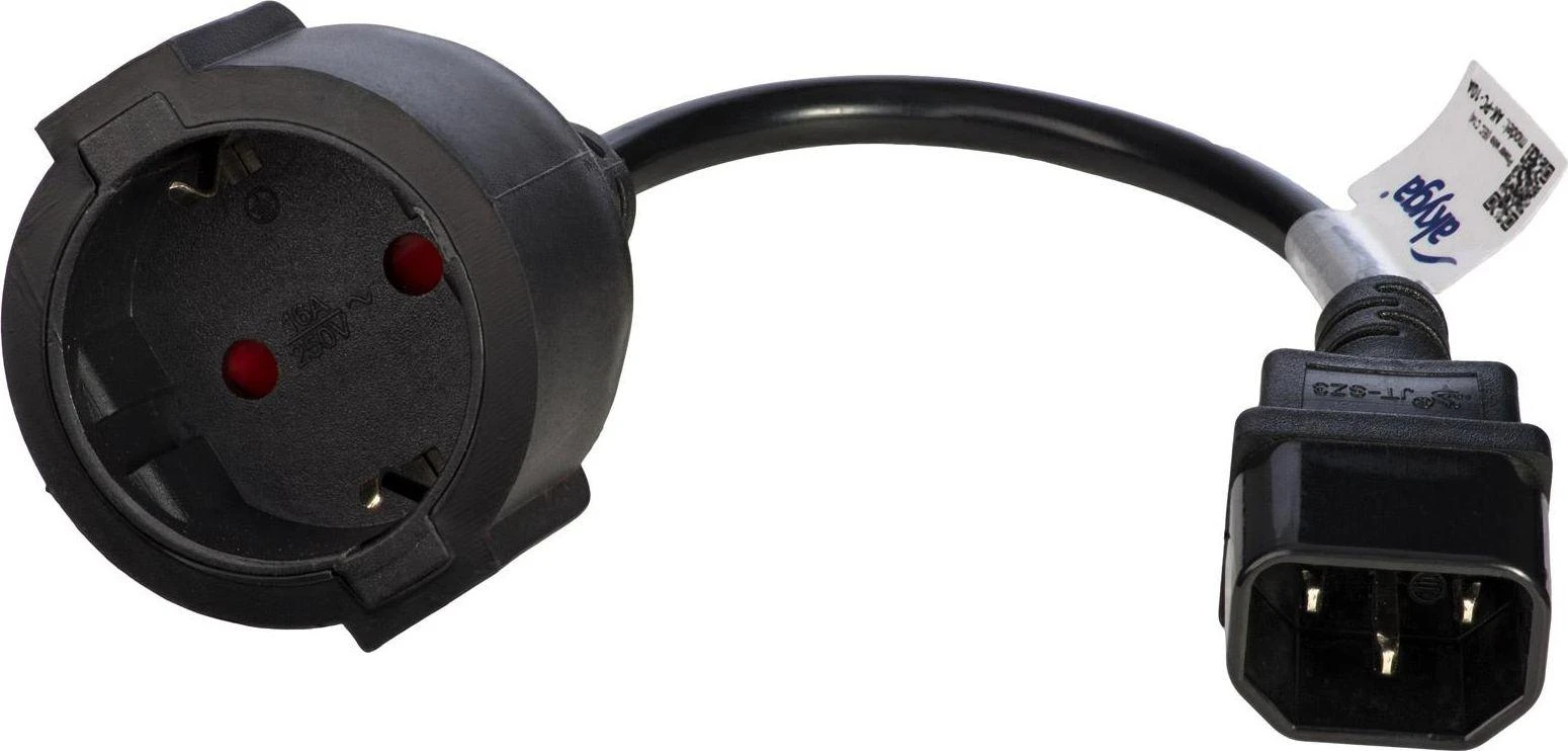 Akyga AK-PC-10A power cable Juodas 0.15 m CEE7/4